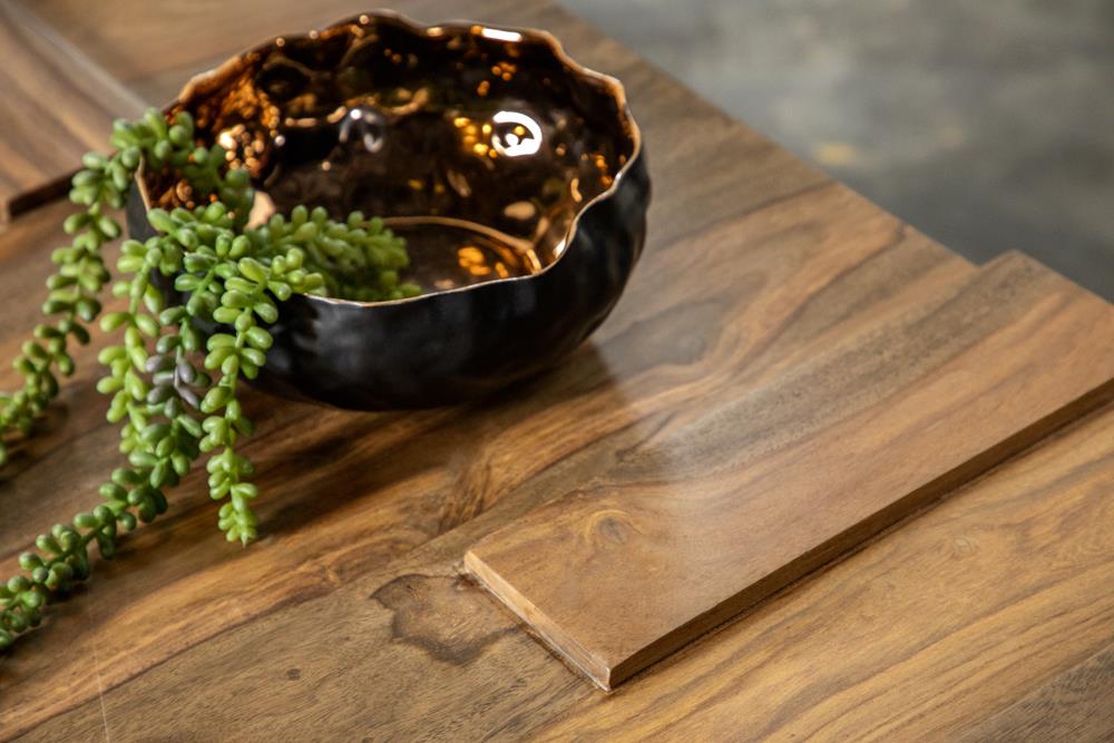 Skeet Natural Sheesham Wooden Square Coffee Table - 724138 - Luna Furniture - Dallas Store