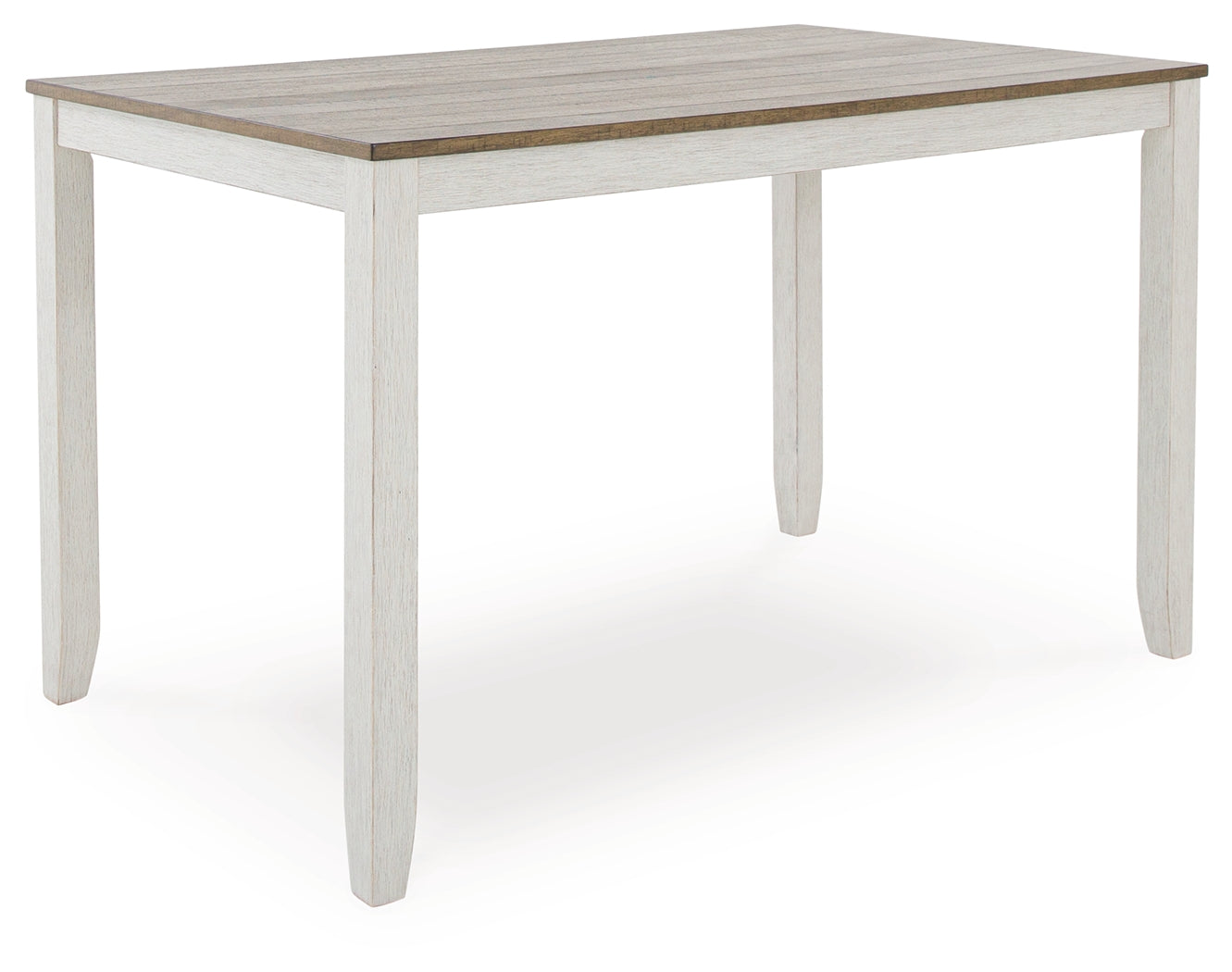 Skempton White/Light 7-Piece Brown Counter Height Set - D394-423 - Luna Furniture - Dallas Store