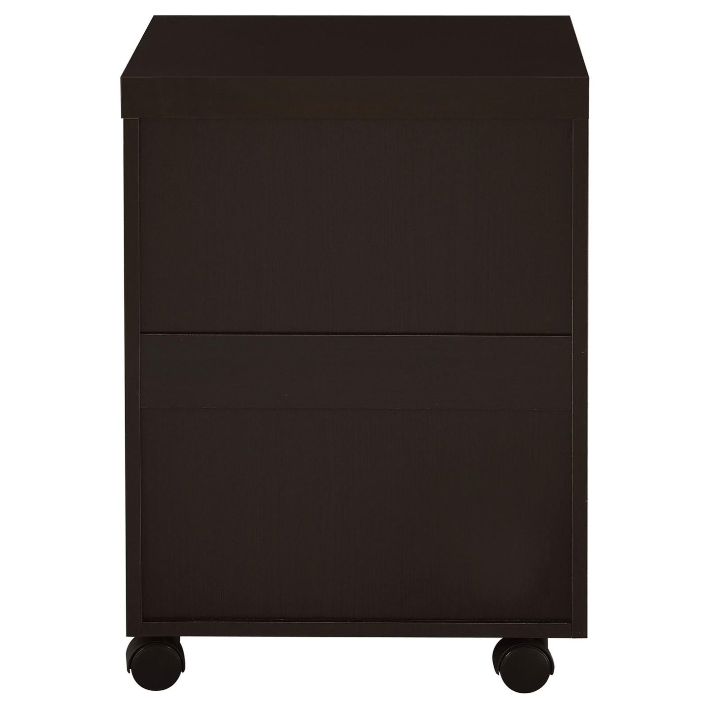 Skylar 3-Drawer Mobile File Cabinet Cappuccino - 800894 - Luna Furniture - Dallas Store