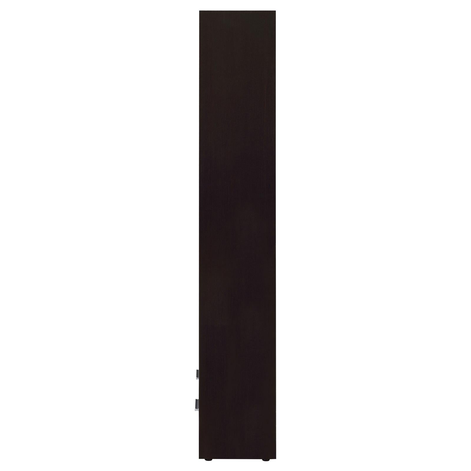 Skylar Cappuccino 5-Shelf Bookcase with Storage Drawer - 800905 - Luna Furniture - Dallas Store