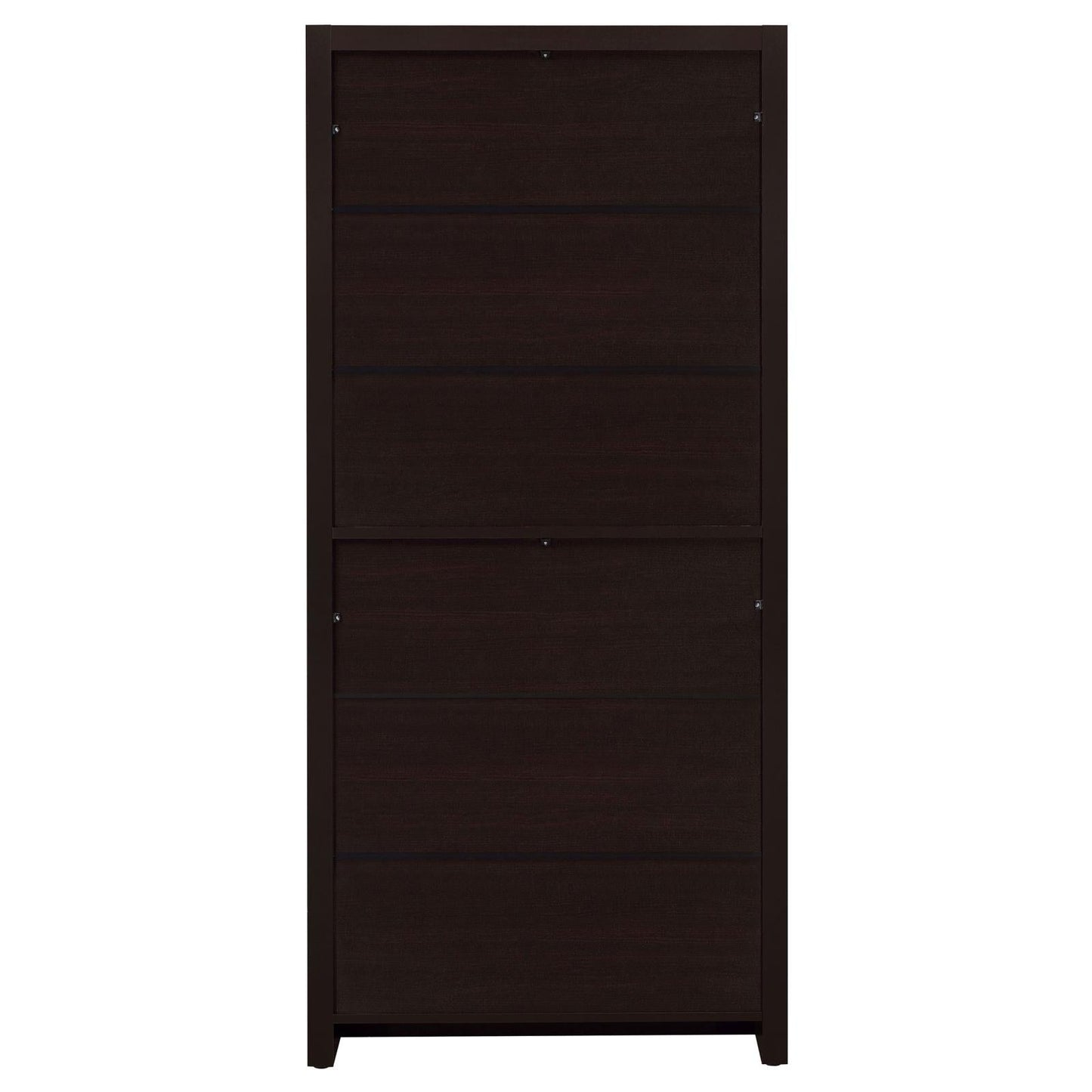Skylar Cappuccino 5-Shelf Bookcase with Storage Drawer - 800905 - Luna Furniture - Dallas Store