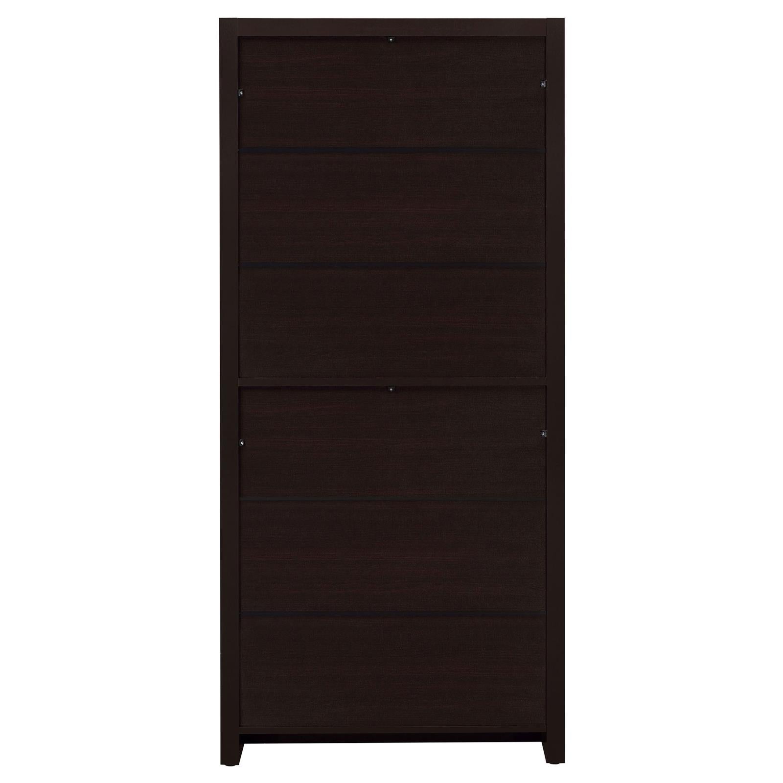 Skylar Cappuccino 5-Shelf Bookcase with Storage Drawer - 800905 - Luna Furniture - Dallas Store