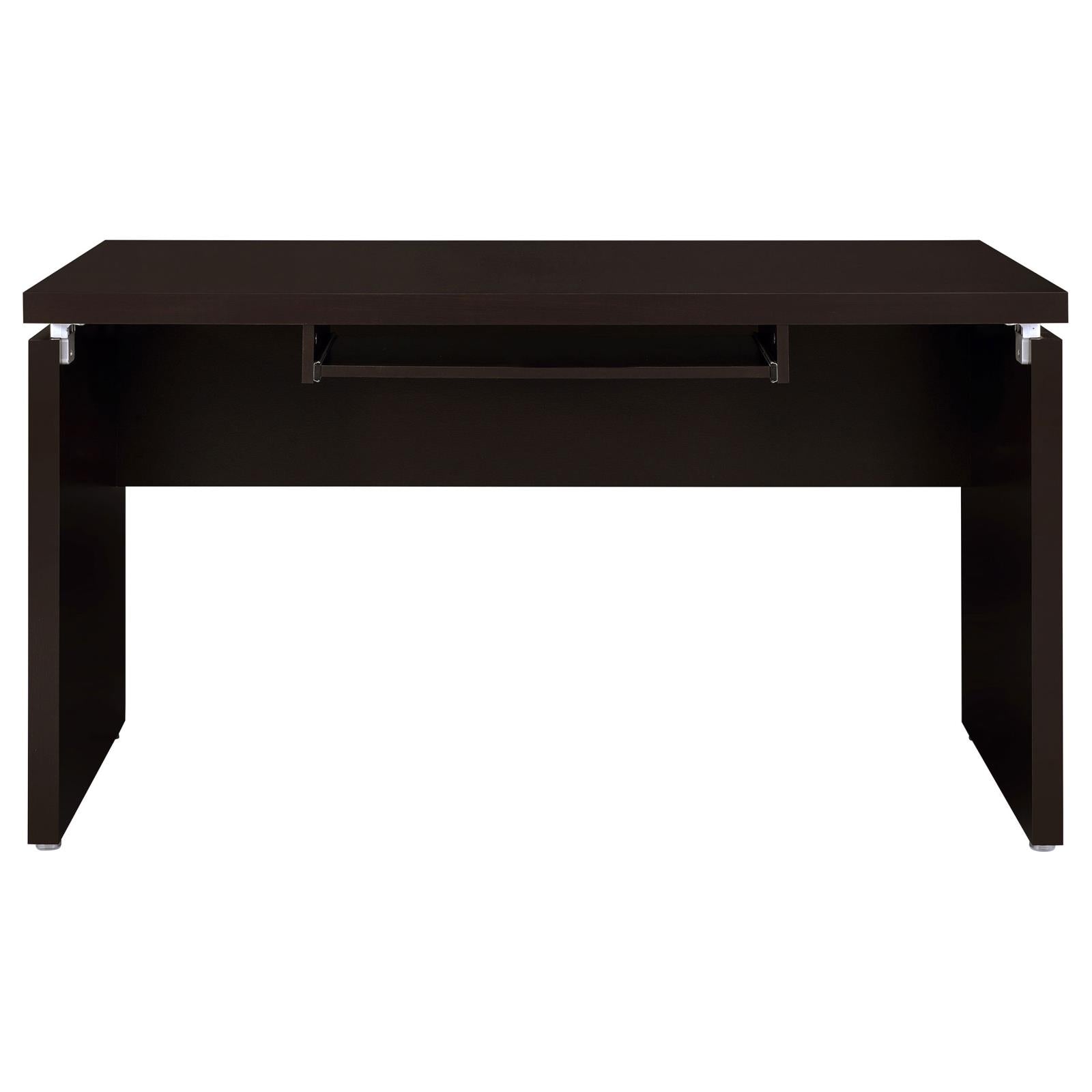 Skylar Cappuccino Computer Desk with Keyboard Drawer - 800891 - Luna Furniture - Dallas Store