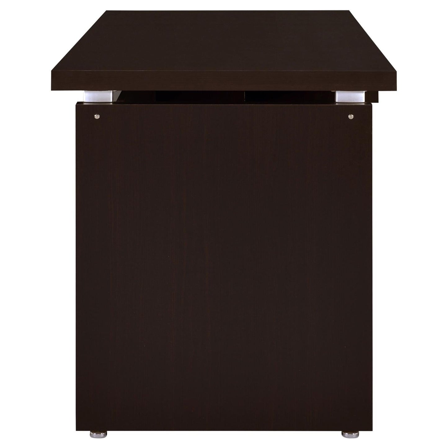 Skylar Cappuccino Computer Desk with Keyboard Drawer - 800891 - Luna Furniture - Dallas Store