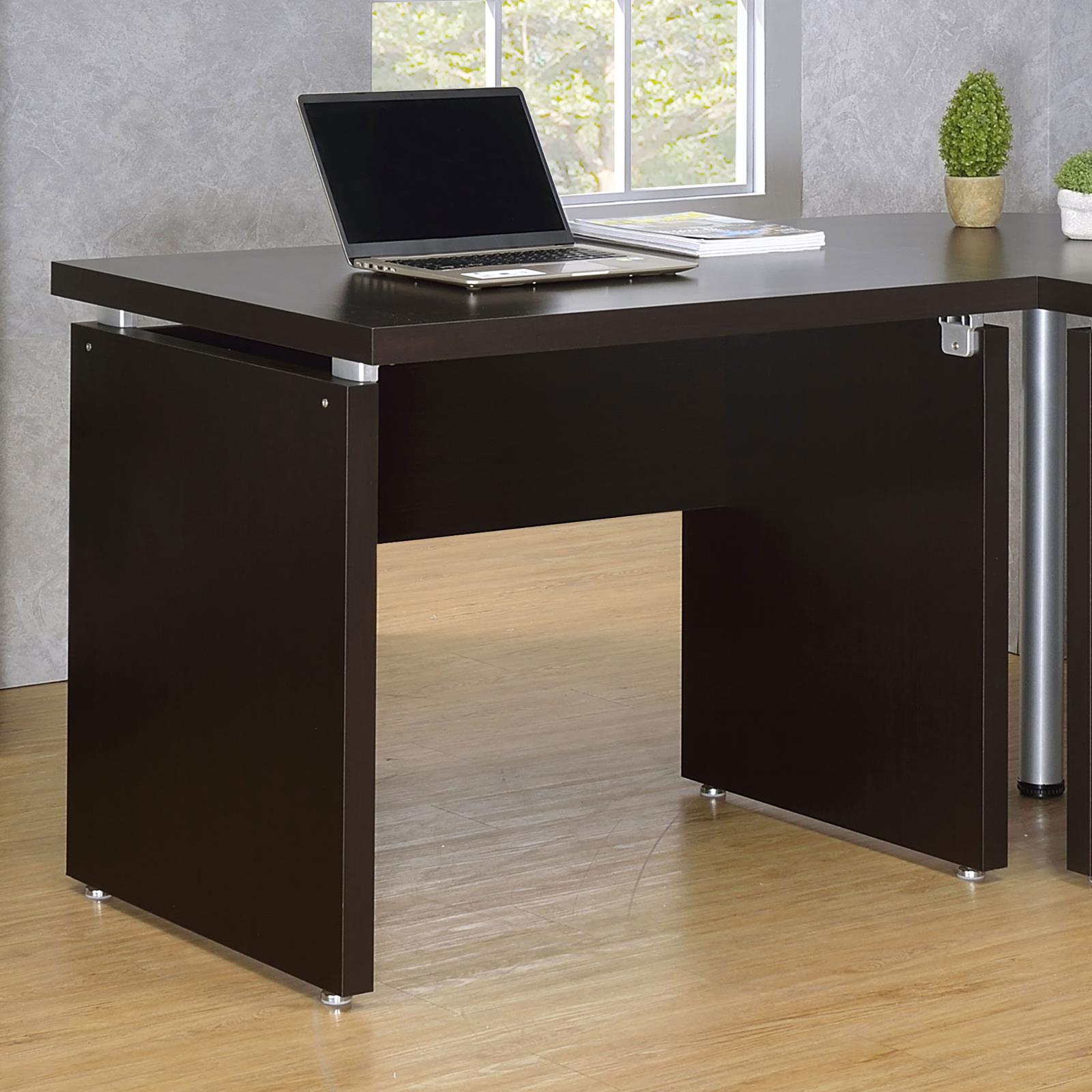 Skylar Cappuccino Extension Desk - 800892 - Luna Furniture - Dallas Store