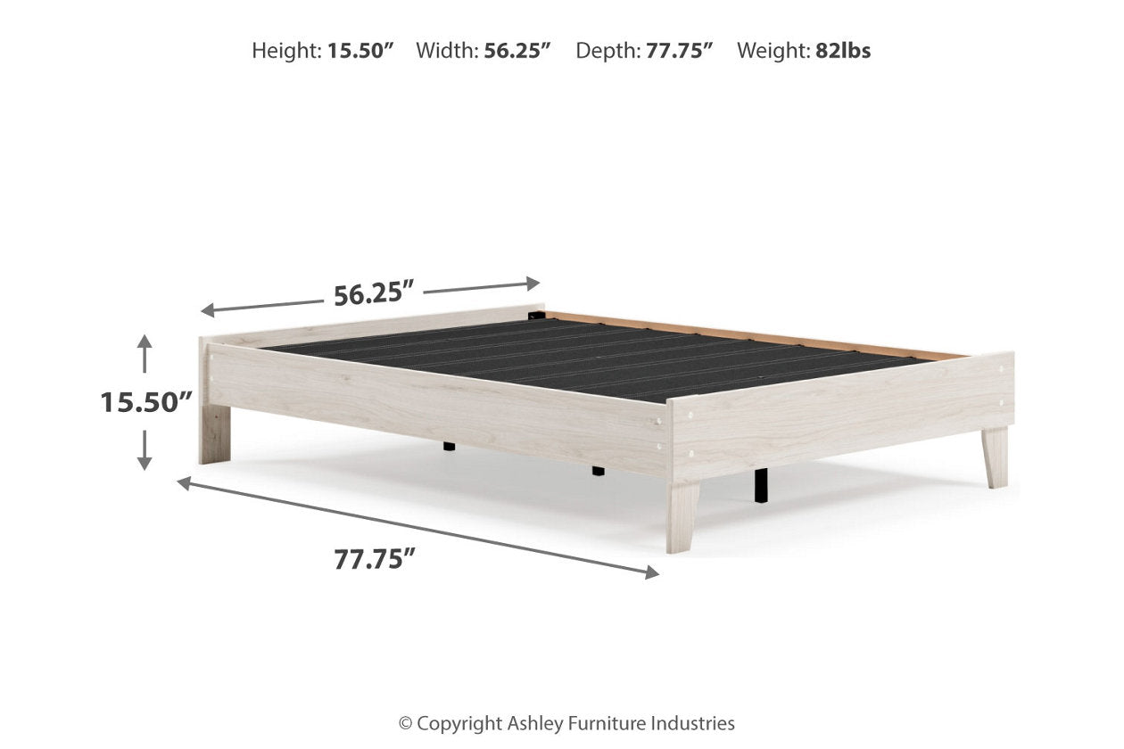 Socalle Light Natural Full Platform Bed - EB1864-112 - Luna Furniture - Dallas Store