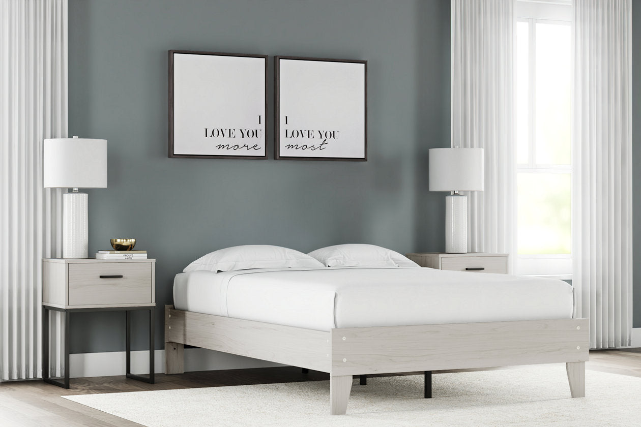 Socalle Light Natural Queen Platform Bed - EB1864-113 - Luna Furniture - Dallas Store