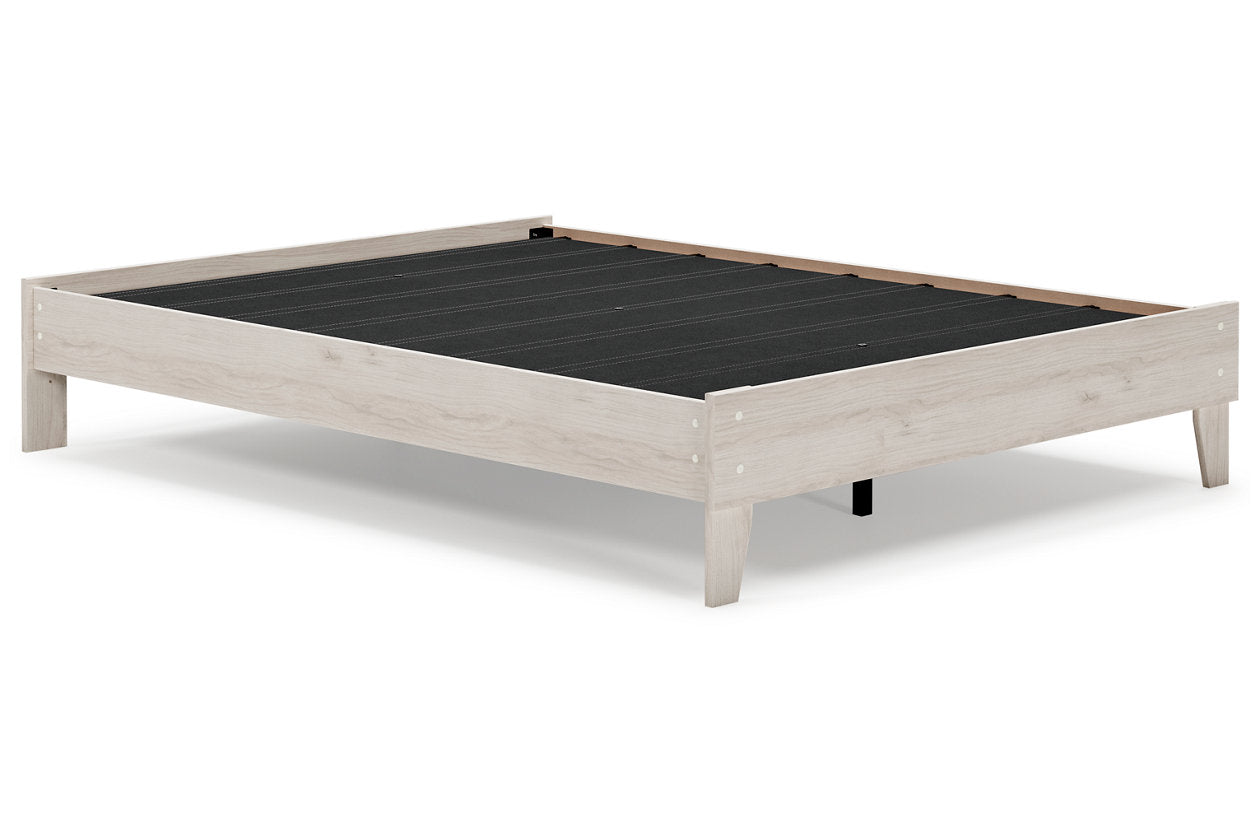 Socalle Light Natural Queen Platform Bed - EB1864-113 - Luna Furniture - Dallas Store