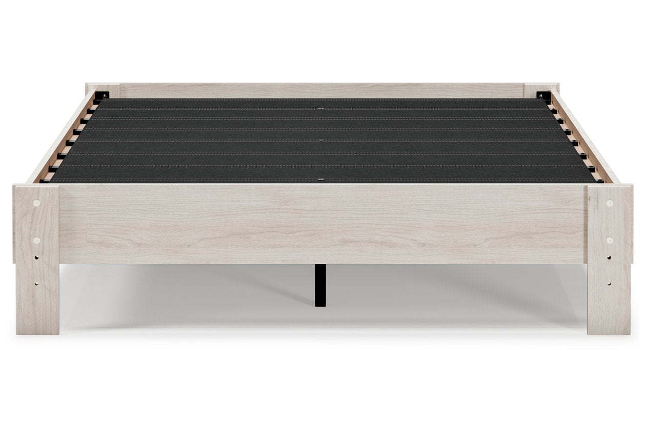 Socalle Light Natural Queen Platform Bed - EB1864-113 - Luna Furniture - Dallas Store