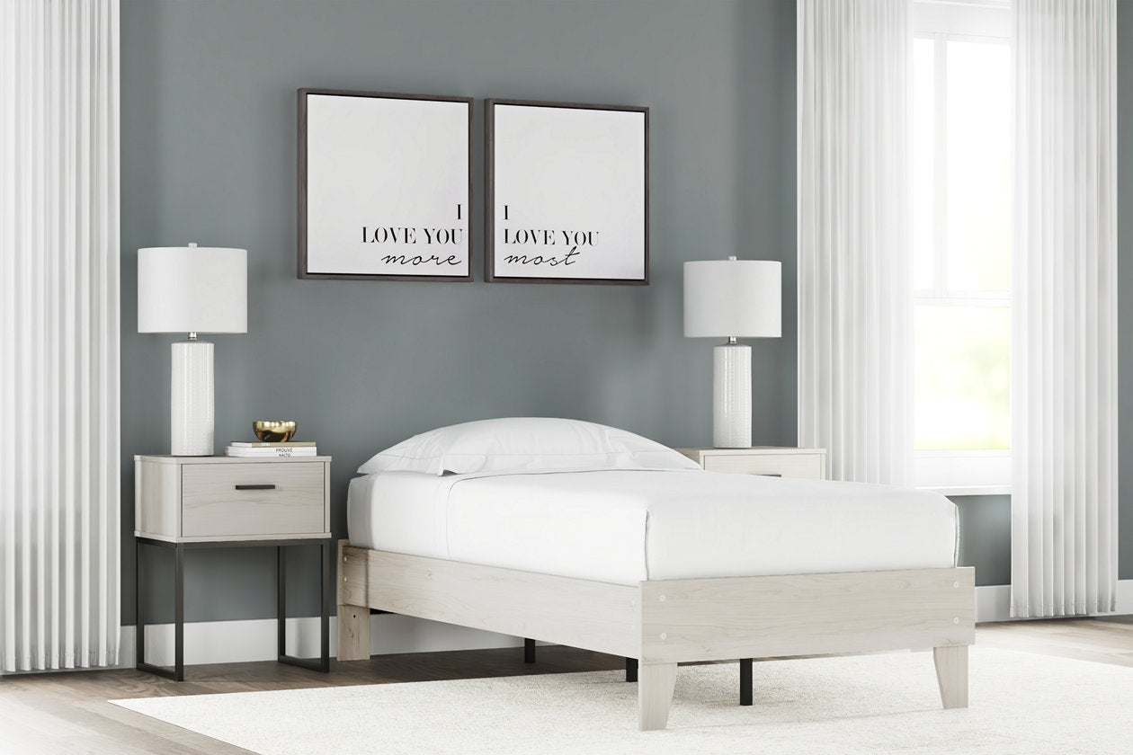 Socalle Light Natural Twin Platform Bed - EB1864-111 - Luna Furniture - Dallas Store
