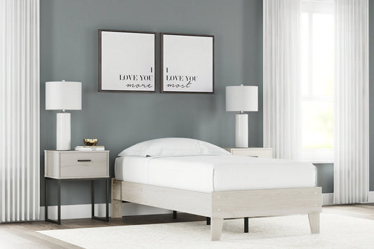 Socalle Light Natural Twin Platform Bed - EB1864-111 - Luna Furniture - Dallas Store