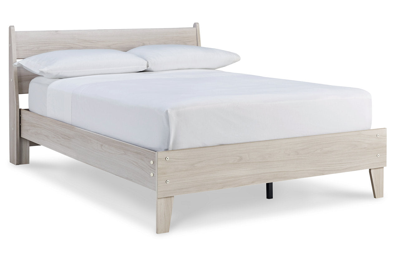 Socalle Natural Full Panel Platform Bed - SET | EB1864-112 | EB1864-156 - Luna Furniture - Dallas Store