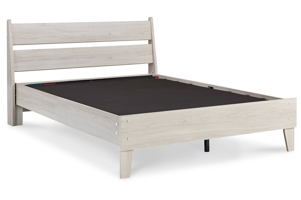 Socalle Natural Full Panel Platform Bed - SET | EB1864-112 | EB1864-156 - Luna Furniture - Dallas Store