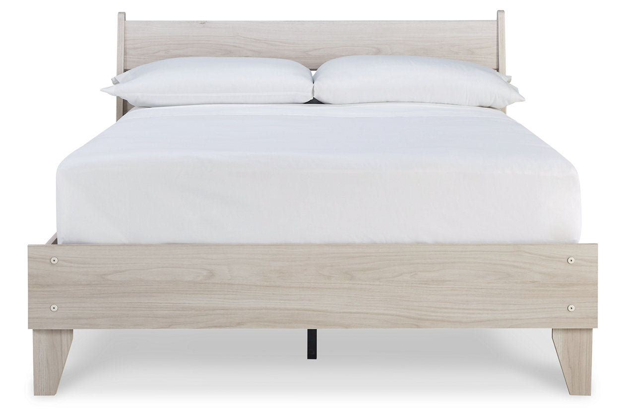 Socalle Natural Full Panel Platform Bed - SET | EB1864-112 | EB1864-156 - Luna Furniture - Dallas Store
