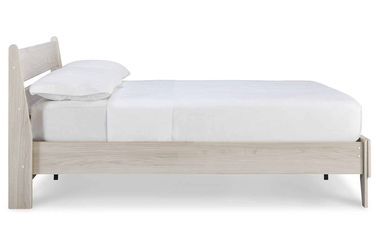 Socalle Natural Full Panel Platform Bed - SET | EB1864-112 | EB1864-156 - Luna Furniture - Dallas Store