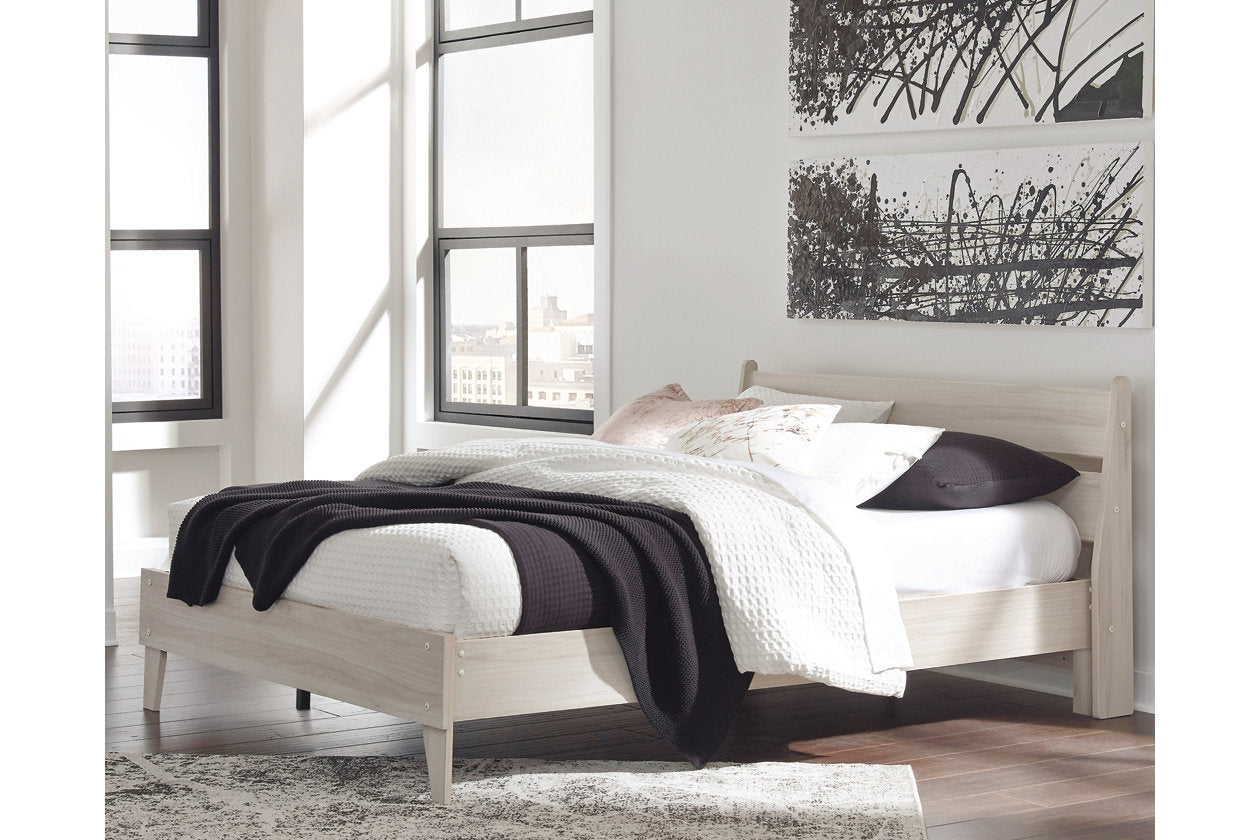 Socalle Natural Queen Panel Platform Bed - SET | EB1864-113 | EB1864-157 - Luna Furniture - Dallas Store