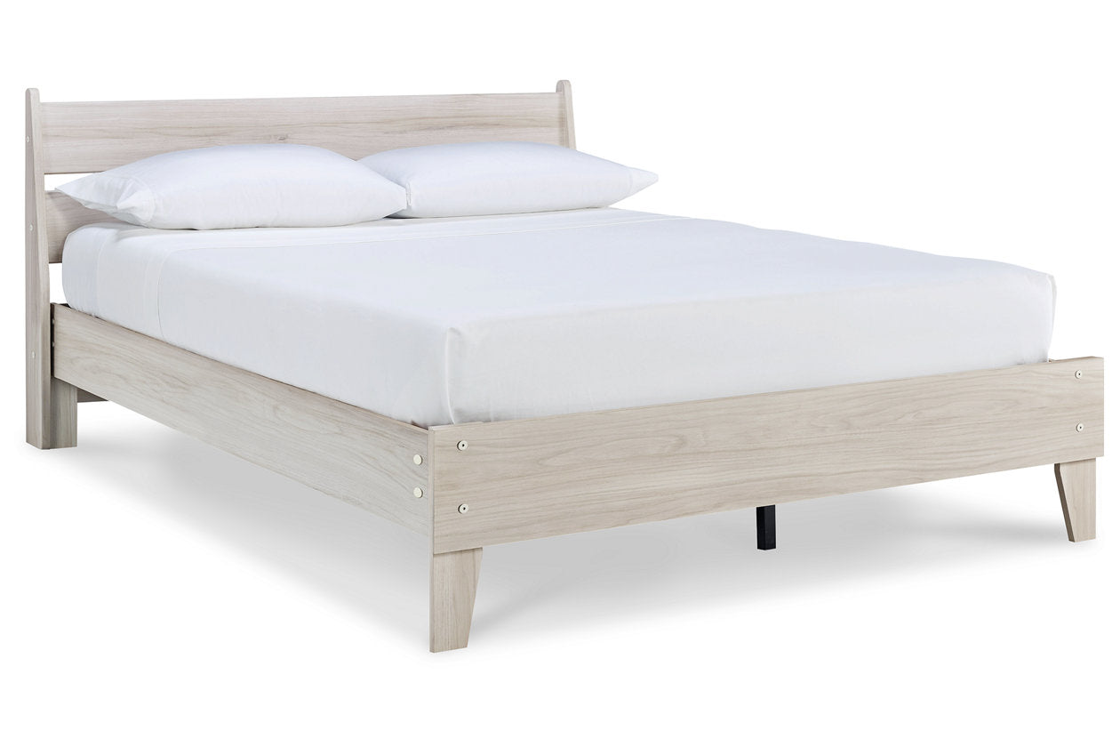 Socalle Natural Queen Panel Platform Bed - SET | EB1864-113 | EB1864-157 - Luna Furniture - Dallas Store