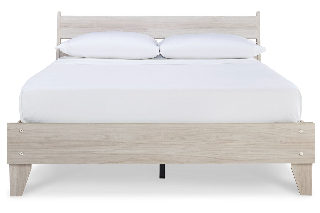 Socalle Natural Queen Panel Platform Bed - SET | EB1864-113 | EB1864-157 - Luna Furniture - Dallas Store