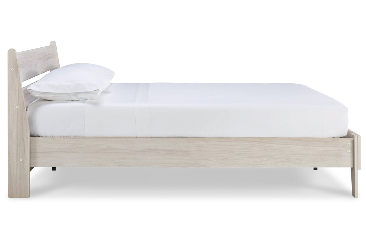 Socalle Natural Queen Panel Platform Bed - SET | EB1864-113 | EB1864-157 - Luna Furniture - Dallas Store