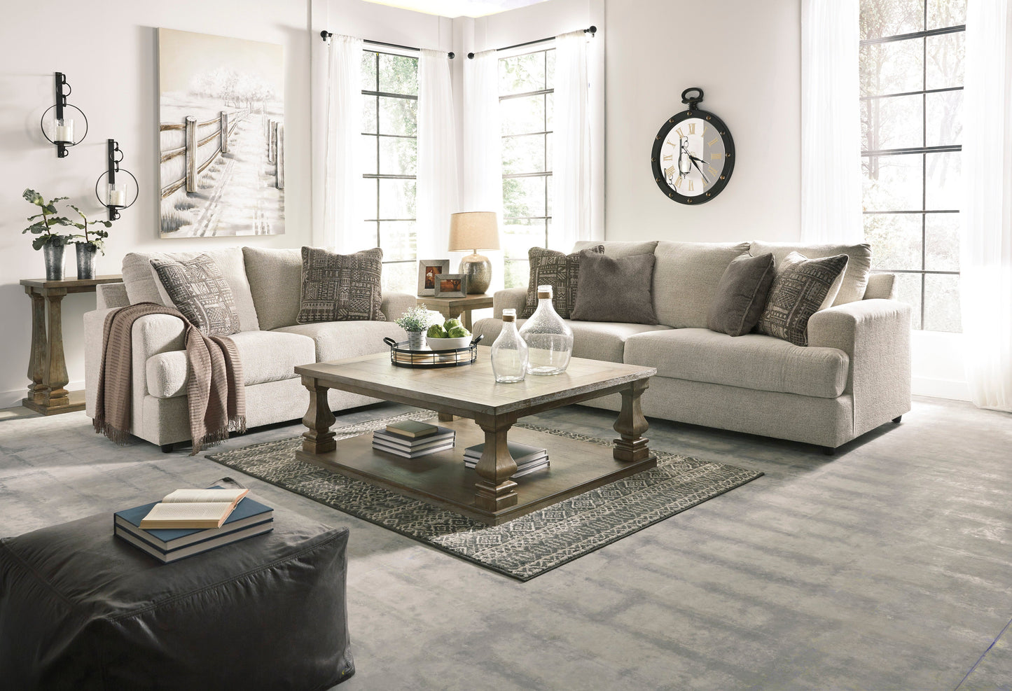 Soletren Stone Living Room Set - SET | 9510438 | 9510435 | 9510423 | 9510444 | 9510408 - Luna Furniture - Dallas Store