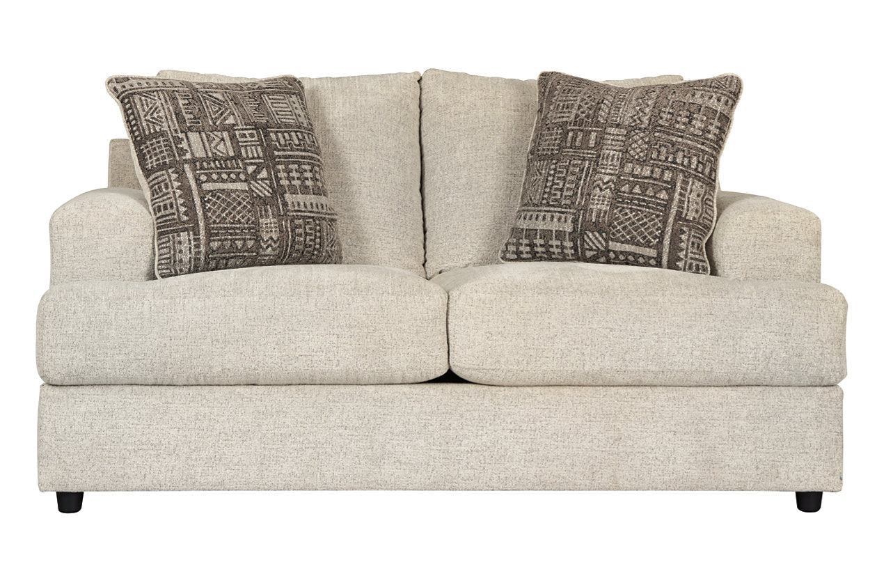 Soletren Stone Loveseat - 9510435 - Luna Furniture - Dallas Store