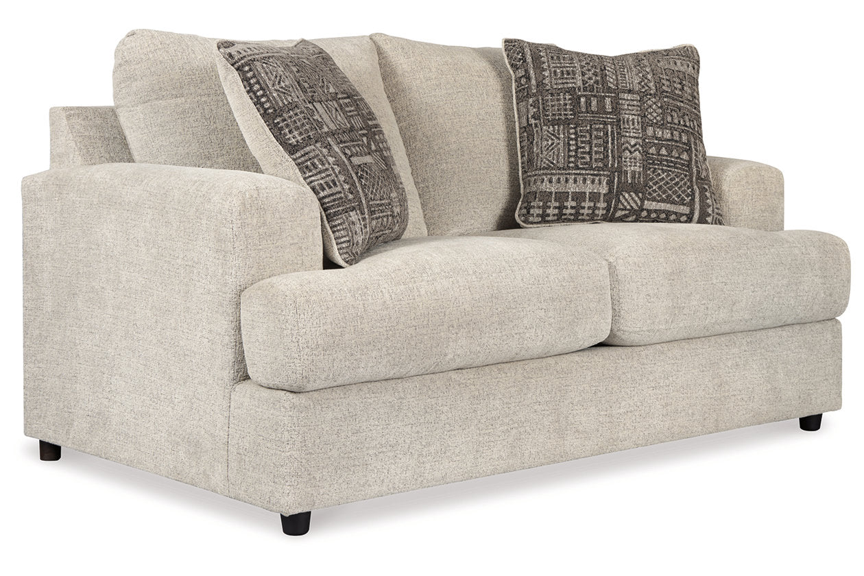 Soletren Stone Loveseat - 9510435 - Luna Furniture - Dallas Store