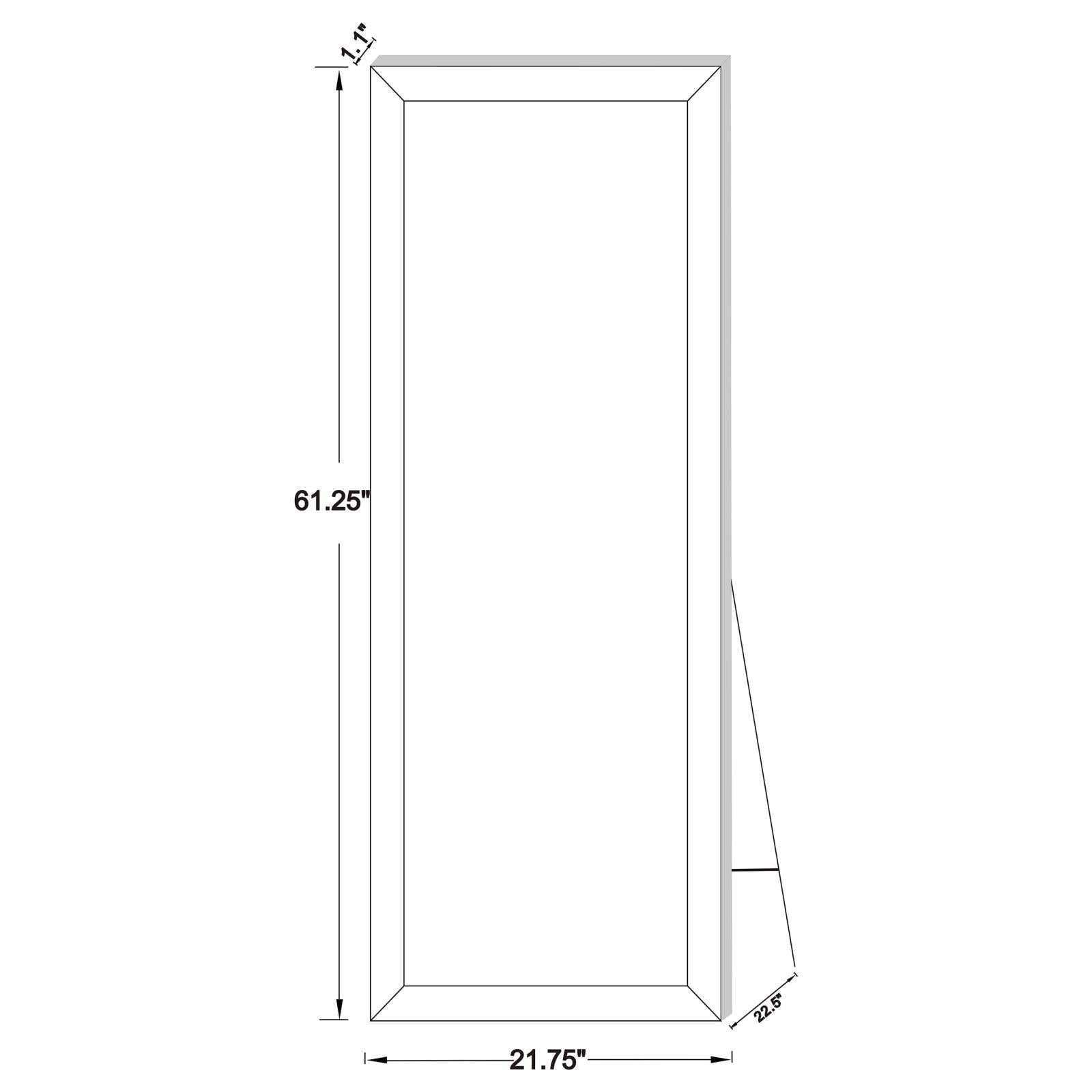 Soline Rectangle Cheval Mirror - 961633 - Luna Furniture - Dallas Store