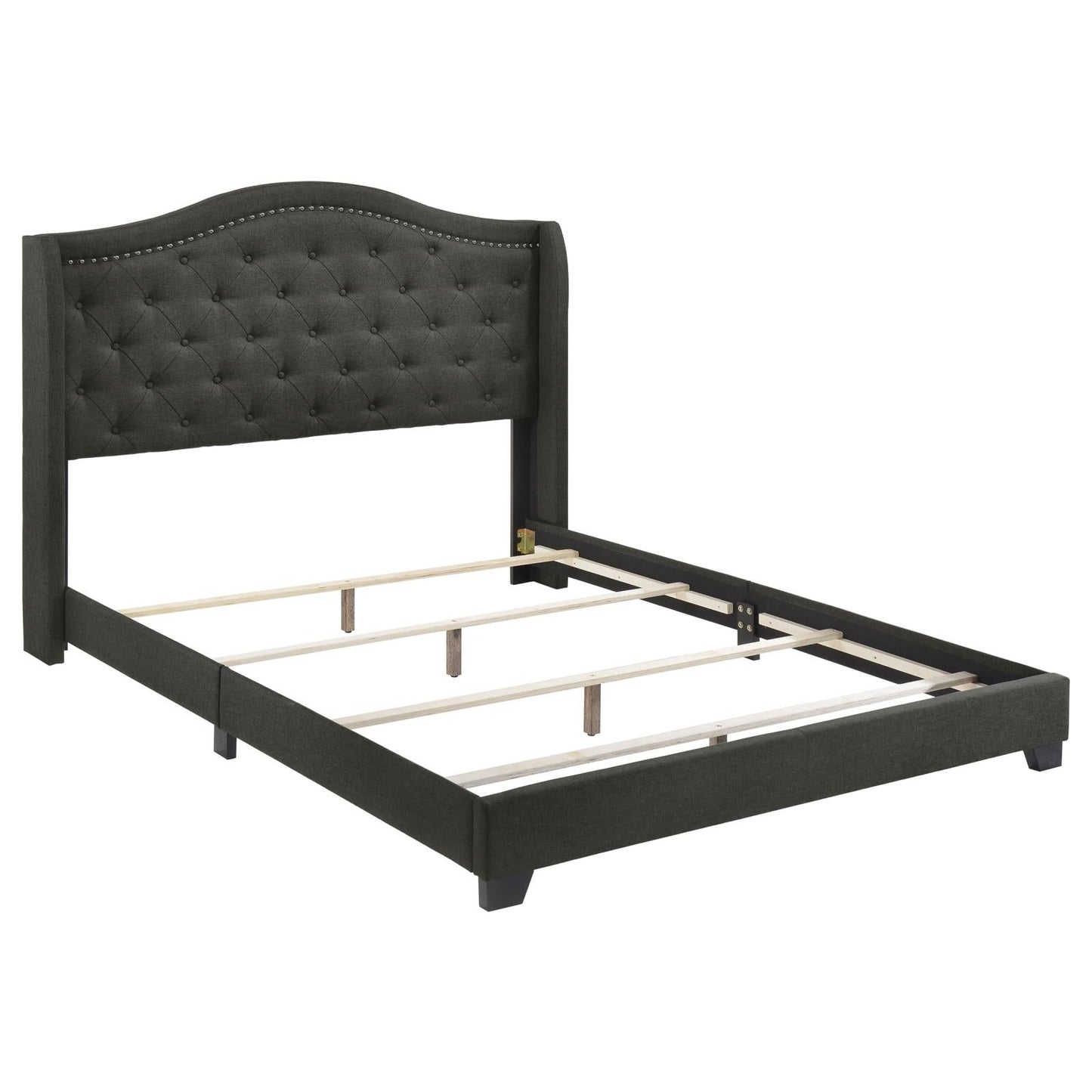 Sonoma Camel Back Full Bed Gray - 310072F - Luna Furniture - Dallas Store