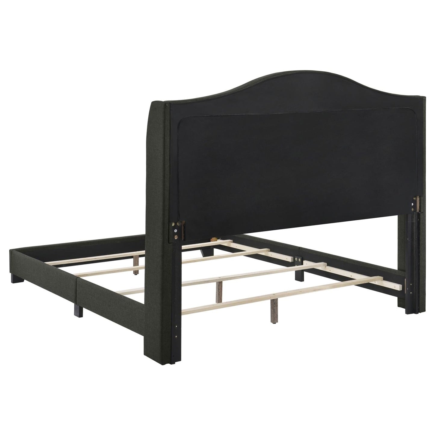 Sonoma Camel Back Queen Bed Gray - 310072Q - Luna Furniture - Dallas Store