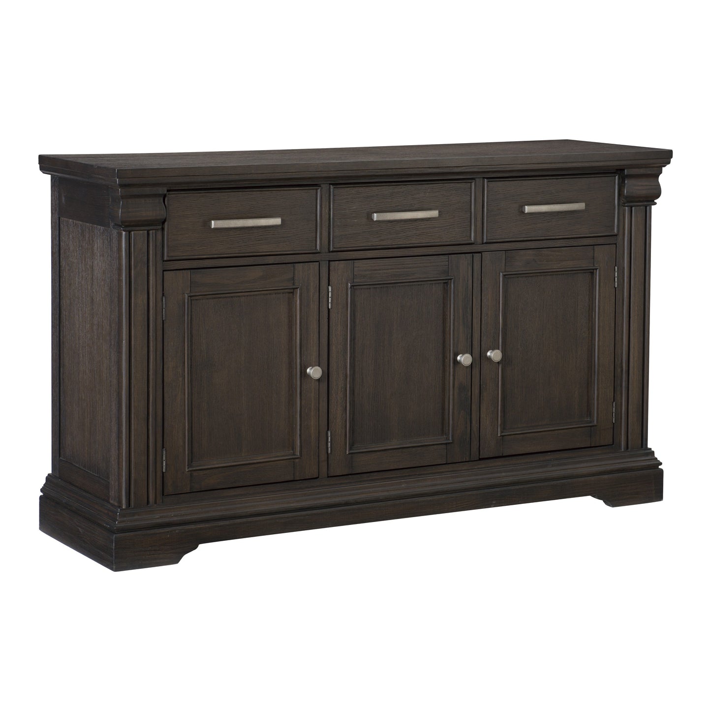 Southlake Wire Brushed Rustic Brown Server - 5741-40 - Luna Furniture - Dallas Store