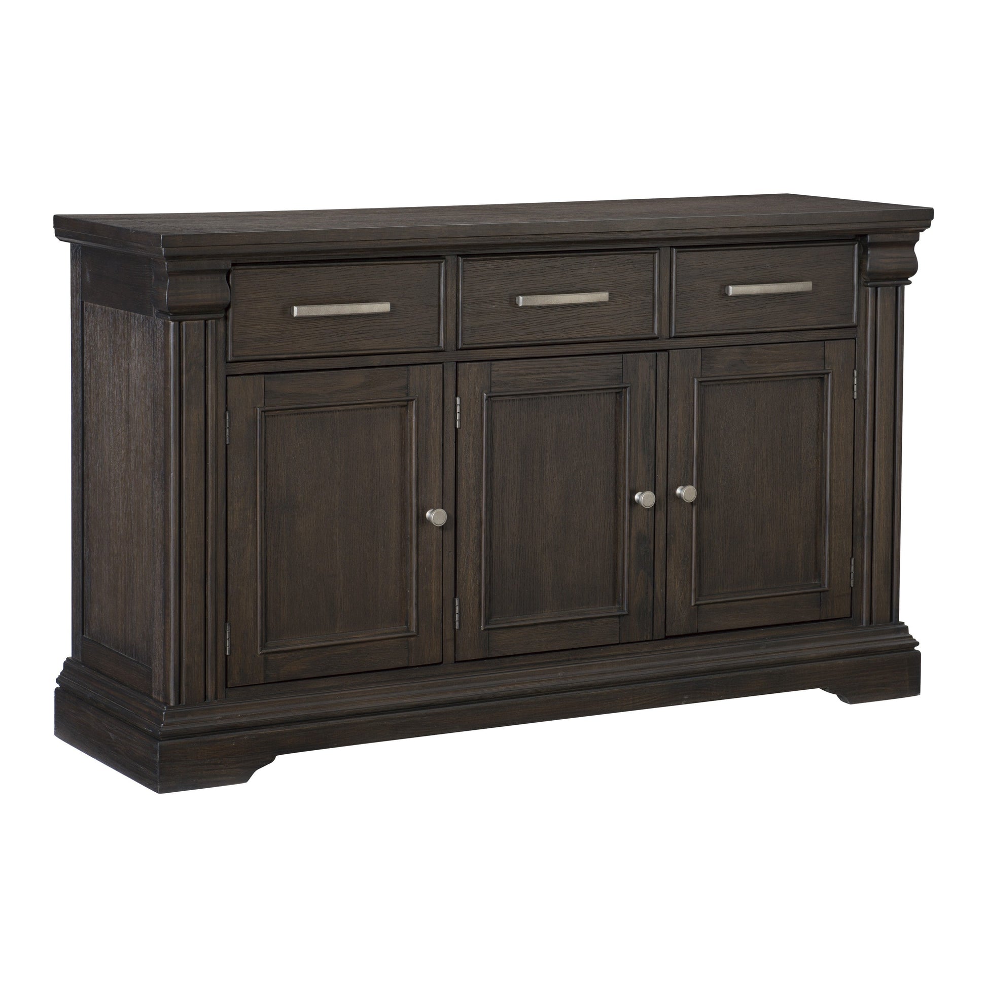 Southlake Wire Brushed Rustic Brown Server - 5741-40 - Luna Furniture - Dallas Store