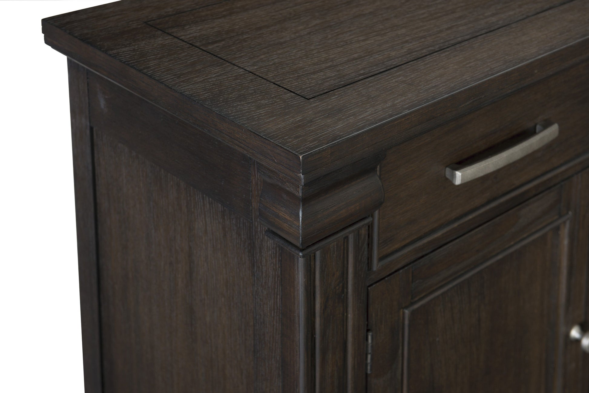 Southlake Wire Brushed Rustic Brown Server - 5741-40 - Luna Furniture - Dallas Store