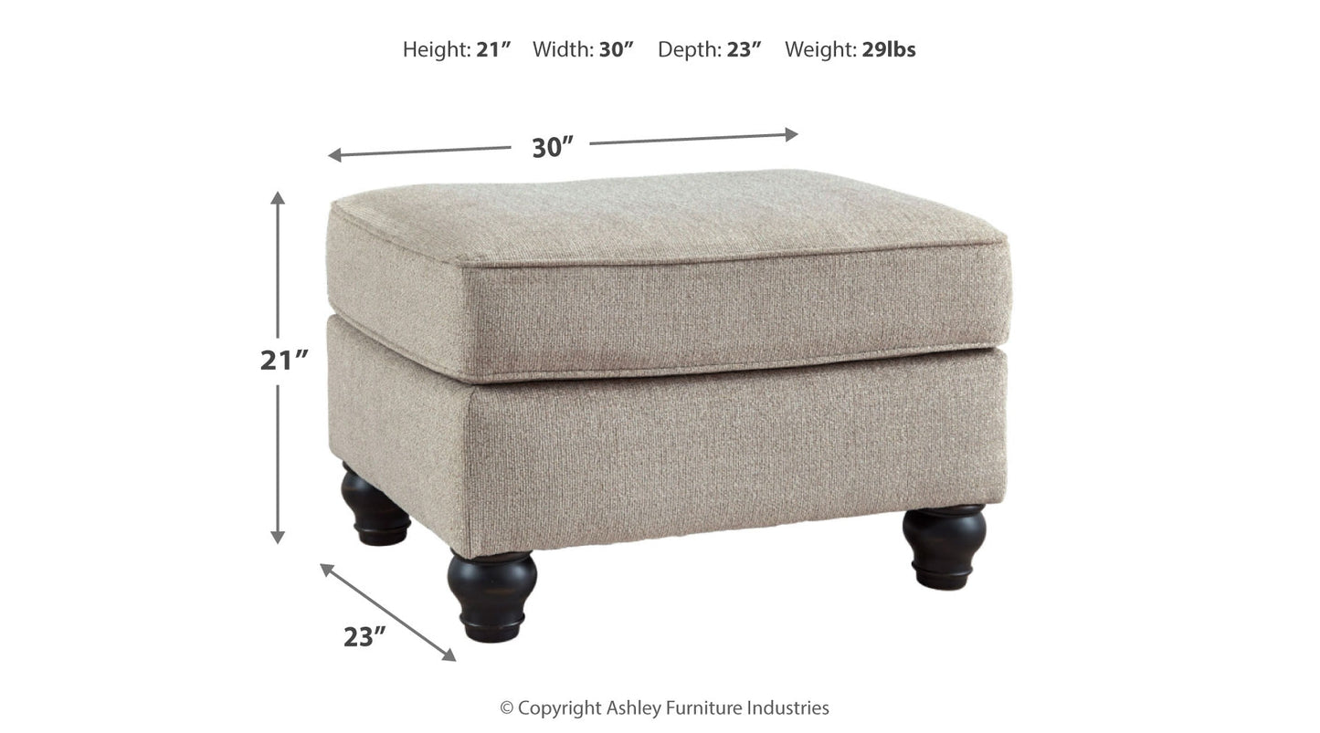 [SPECIAL] Benbrook Ash Ottoman - 7730414 - Luna Furniture - Dallas Store
