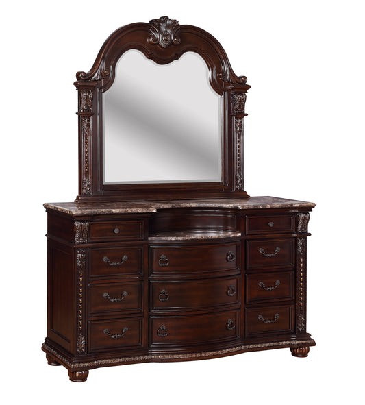 Stanley Cherry Brown Bedroom Mirror (Mirror Only) - B1600-11 - Luna Furniture - Dallas Store