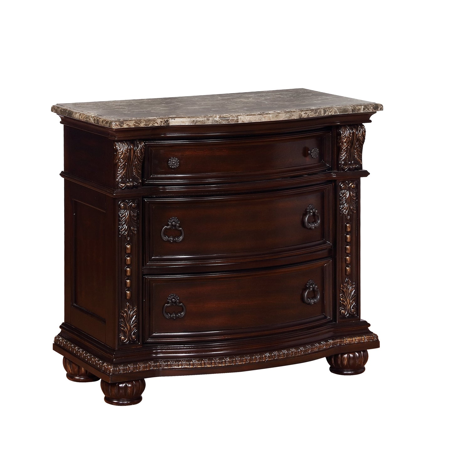 Stanley Cherry Brown Nightstand - B1600-2 - Luna Furniture - Dallas Store