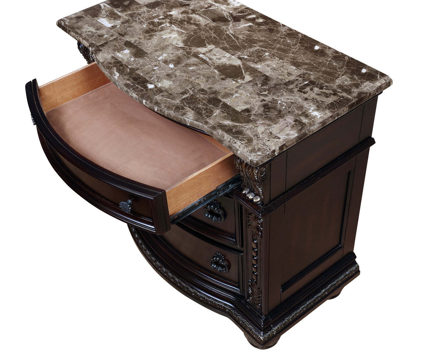 Stanley Cherry Brown Nightstand - B1600-2 - Luna Furniture - Dallas Store