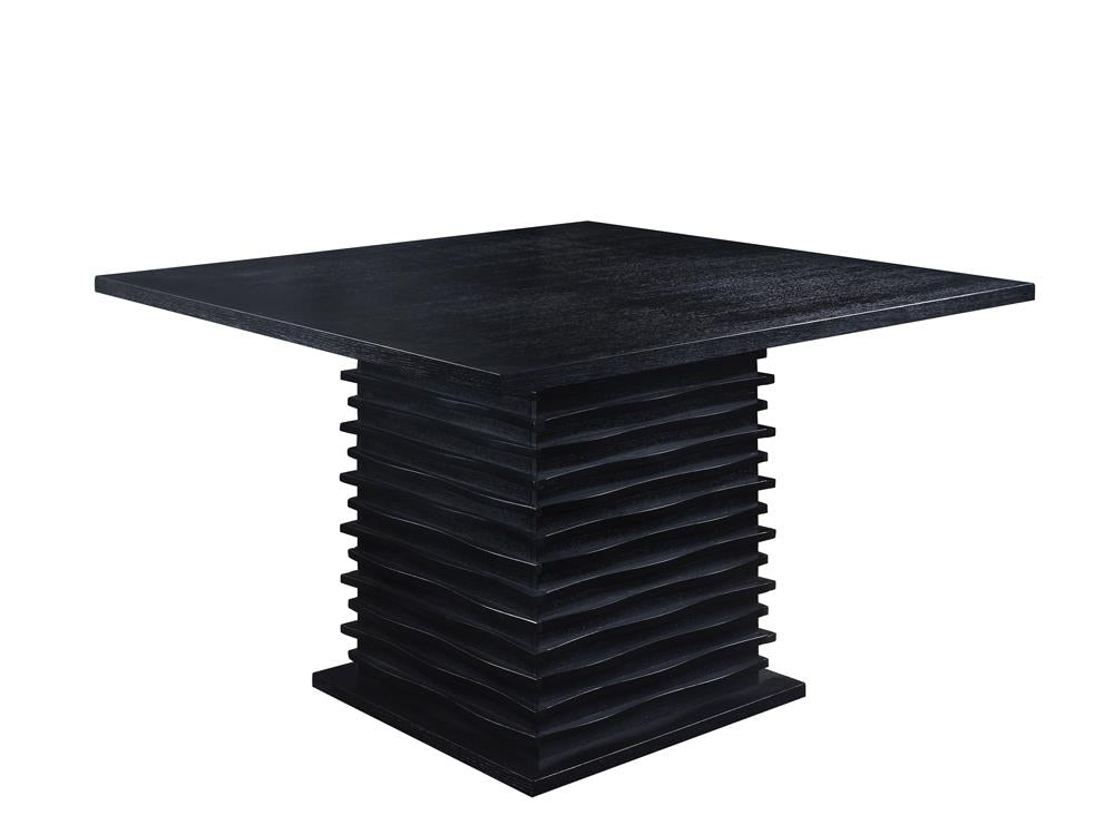 Stanton Black Square Counter Table - 102068 - Luna Furniture - Dallas Store