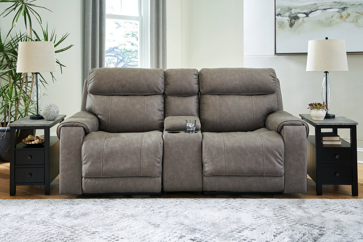 Starbot Fossil 2-Piece Power Reclining Loveseat with Console - SET | 2350157 | 2350158 | 2350162 - Luna Furniture - Dallas Store