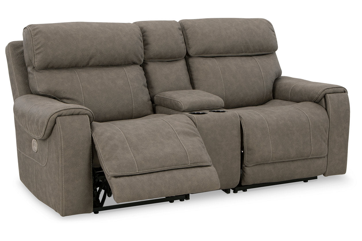 Starbot Fossil 2-Piece Power Reclining Loveseat with Console - SET | 2350157 | 2350158 | 2350162 - Luna Furniture - Dallas Store