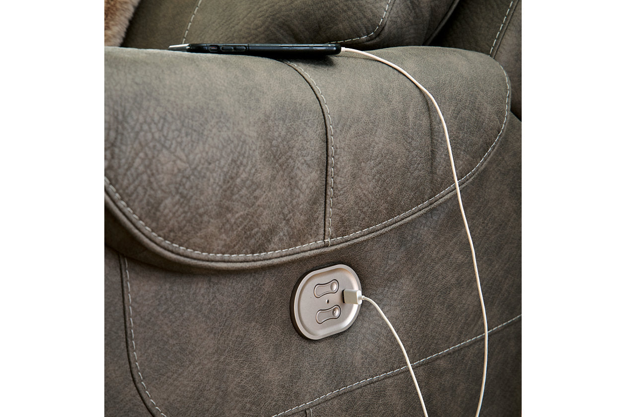 Starbot Fossil 2-Piece Power Reclining Loveseat with Console - SET | 2350157 | 2350158 | 2350162 - Luna Furniture - Dallas Store