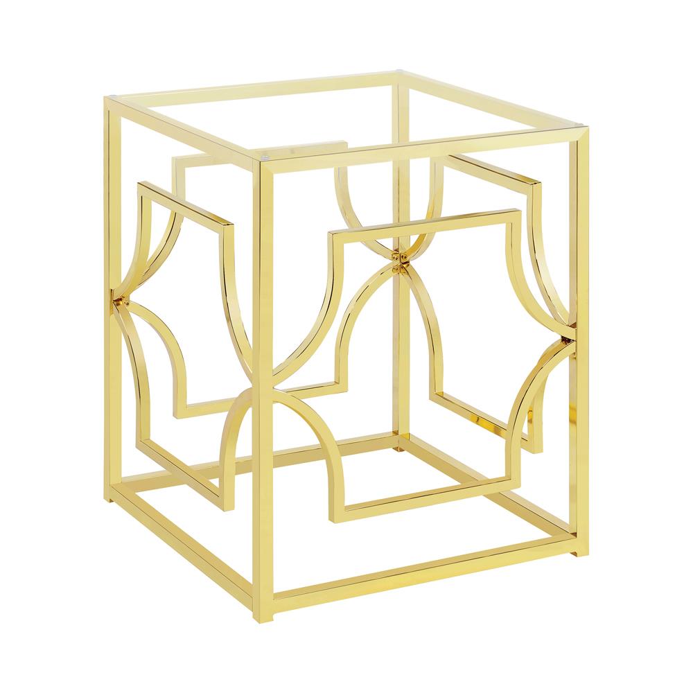Starlight Brass Dining Table Base - 192641 - Luna Furniture - Dallas Store