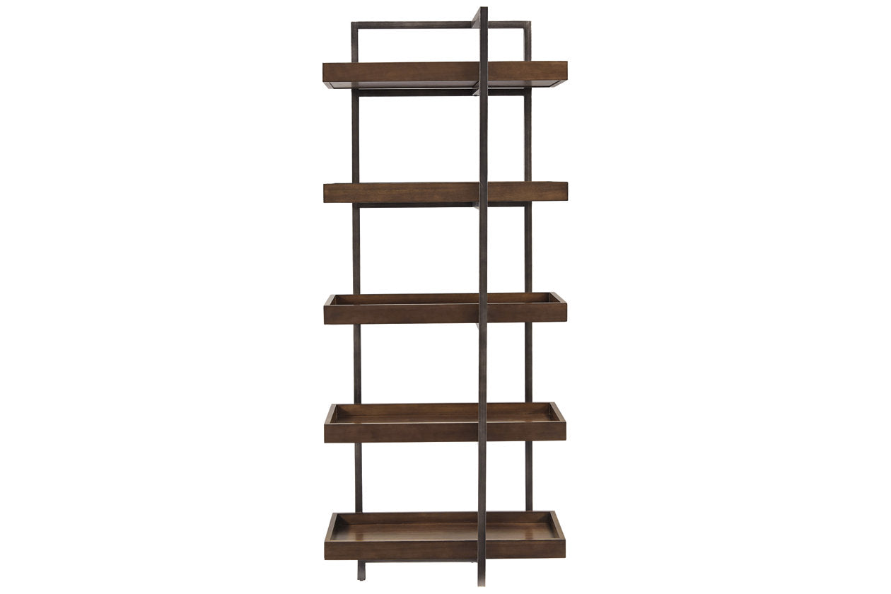 Starmore Brown/Gunmetal 3-Piece Entertainment Center - SET | W633-34(2) | W633-68 - Luna Furniture - Dallas Store
