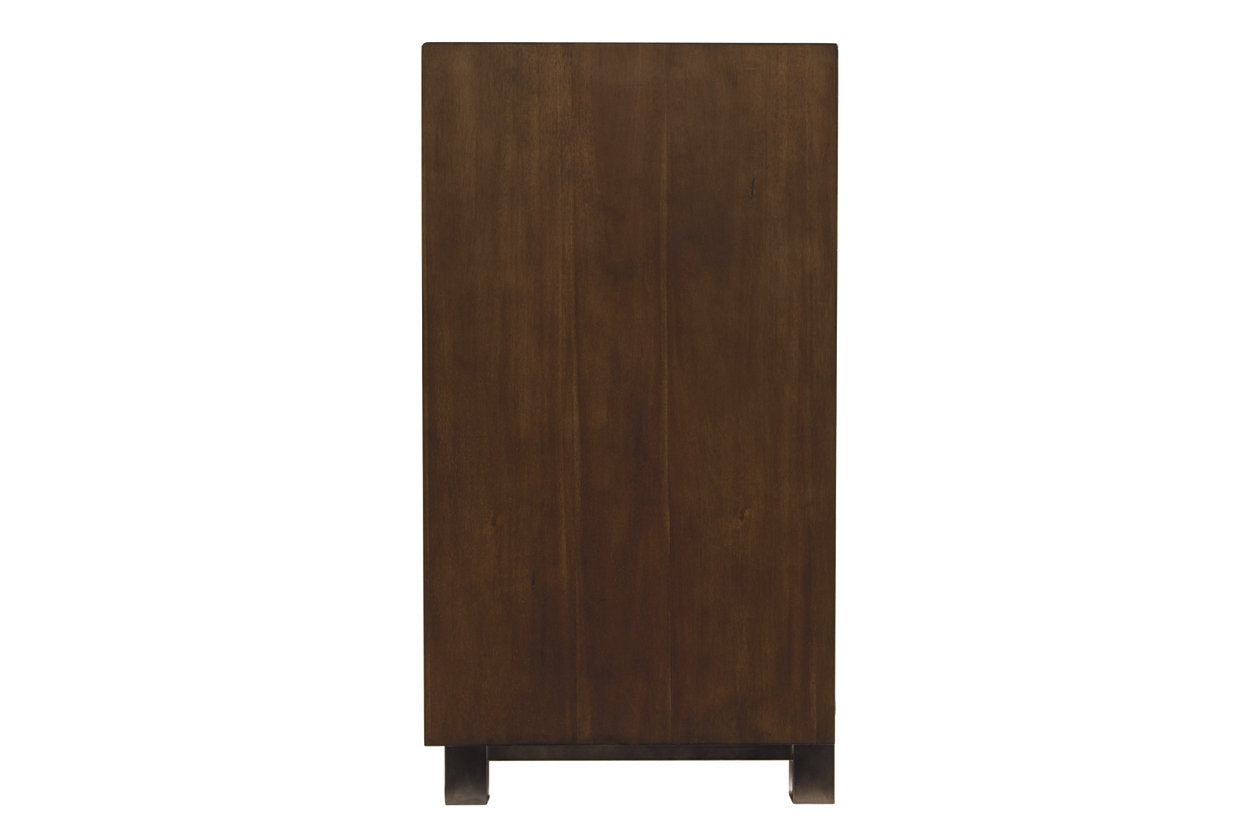 Starmore Brown/Gunmetal 3-Piece Entertainment Center - SET | W633-34(2) | W633-68 - Luna Furniture - Dallas Store