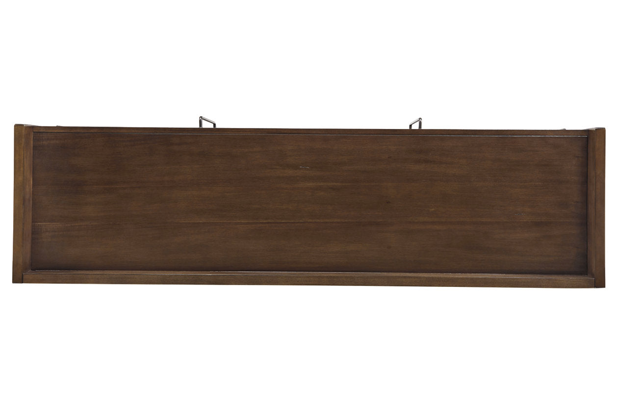 Starmore Brown/Gunmetal 3-Piece Entertainment Center - SET | W633-34(2) | W633-68 - Luna Furniture - Dallas Store