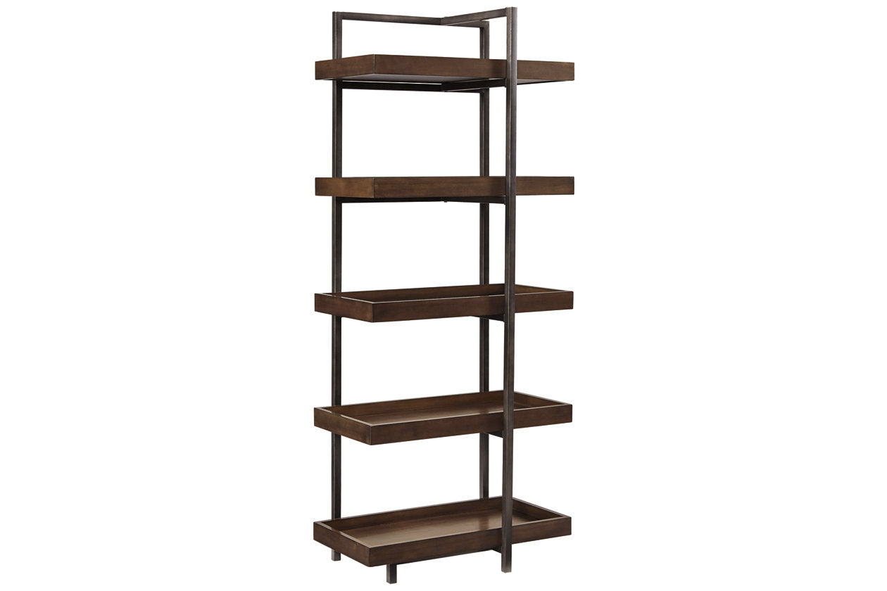 Starmore Brown/Gunmetal 3-Piece Entertainment Center - SET | W633-34(2) | W633-68 - Luna Furniture - Dallas Store