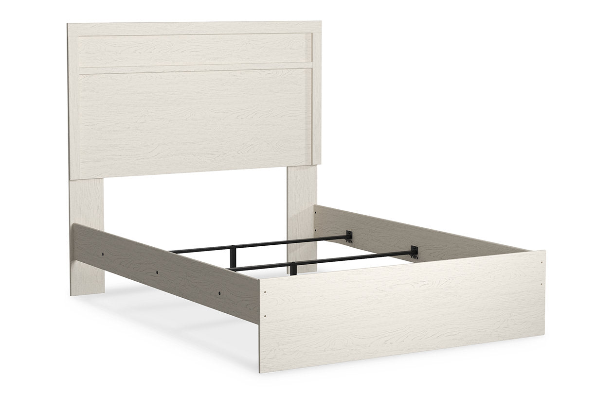 Stelsie White Full Panel Bed - SET | B2588-55 | B2588-86 - Luna Furniture - Dallas Store