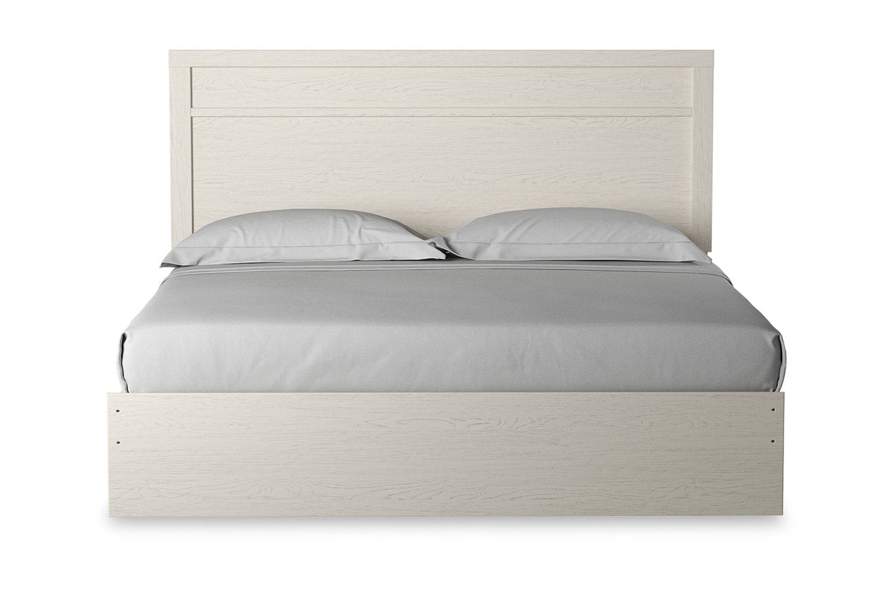 Stelsie White King Panel Bed - SET | B2588-72 | B2588-97 - Luna Furniture - Dallas Store