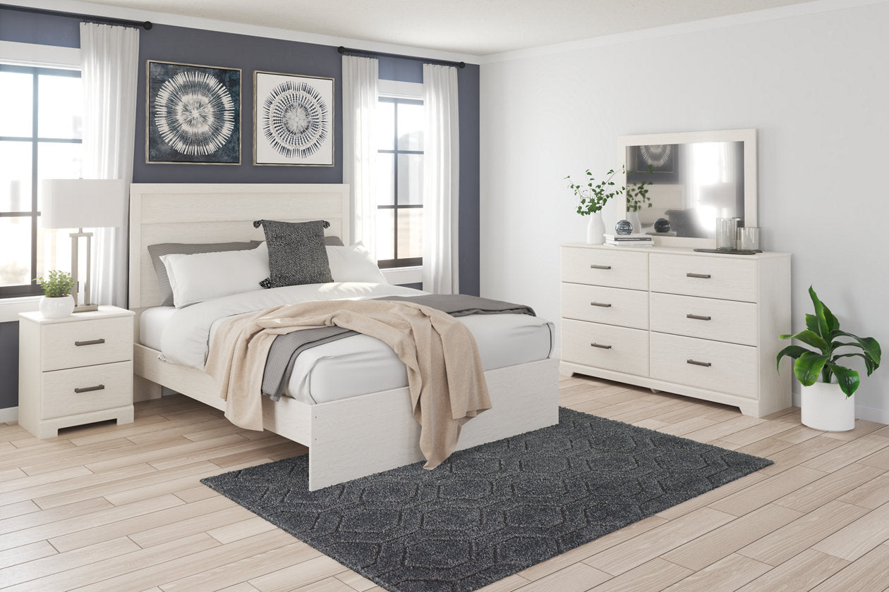 Stelsie White Queen Panel Bed - SET | B2588-71 | B2588-96 - Luna Furniture - Dallas Store