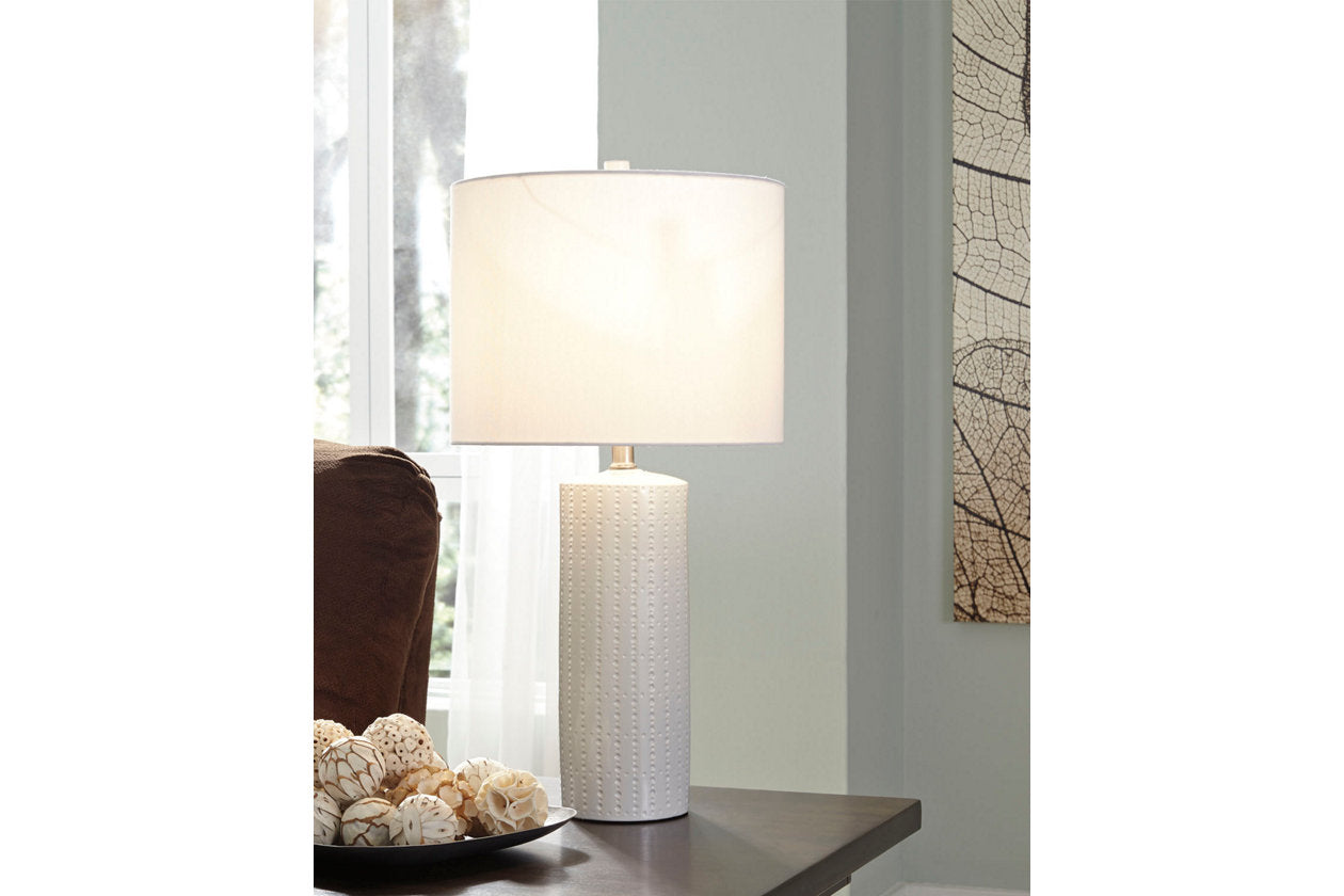 Steuben White Table Lamp, Set of 2 - L177904 - Luna Furniture - Dallas Store
