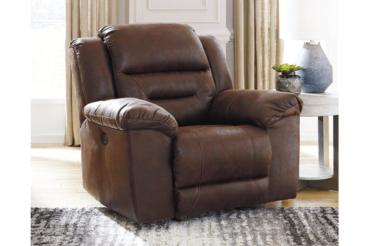 Stoneland Chocolate Power Recliner - 3990498 - Luna Furniture - Dallas Store
